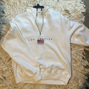 Never worn half zip John galt hoodie